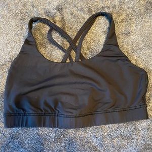 Lululemon women black sports bra